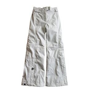 Poivre Blanc white stretch ski pants size 10 girls